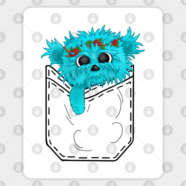 Pocket Beebo Magnet by LottieMockett